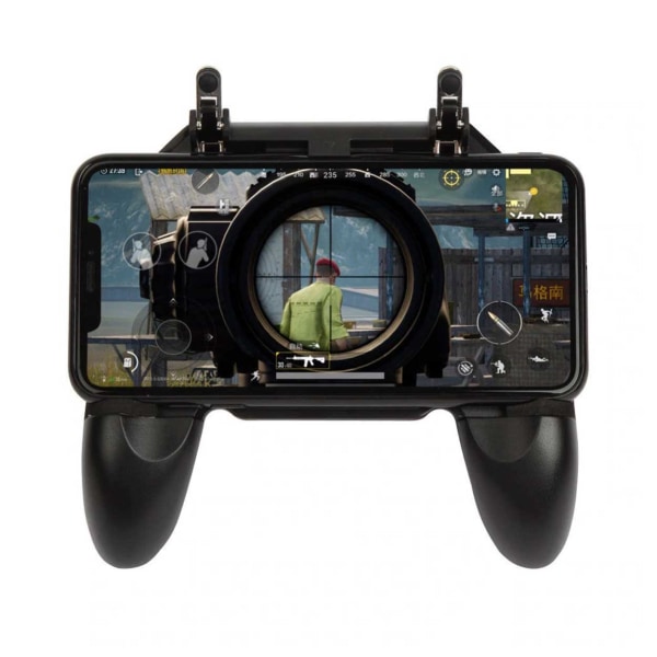 Universal Smartphone Spelkontroll Gamepad Grip Mobil PUBG svart