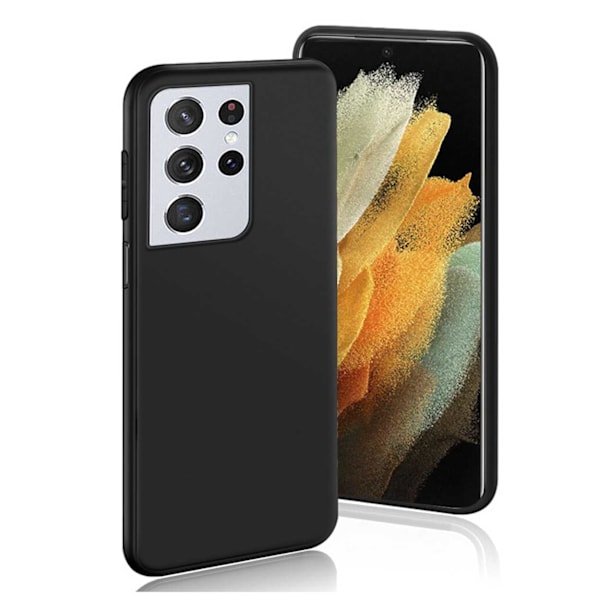 Ohut musta galaksi S21 Ultra Shell Mobile Shell 1mm TPU musta