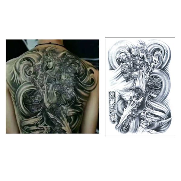 Fake Tattoo Backboard Han-dynastia