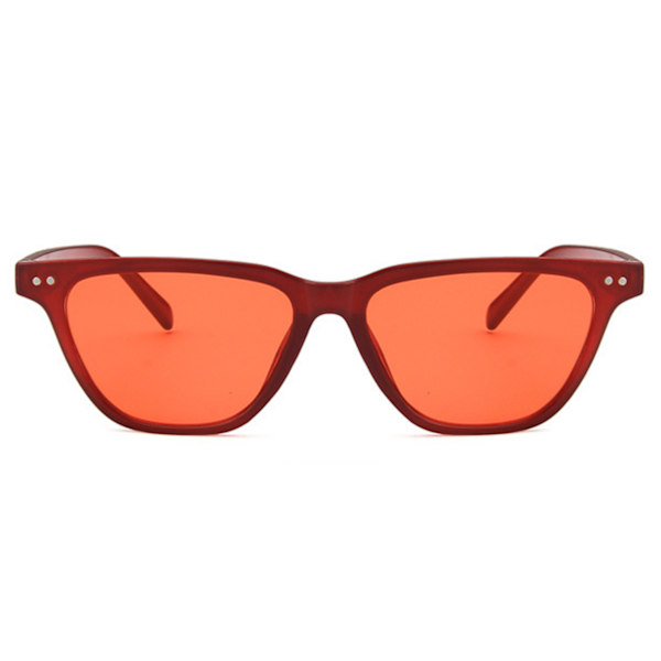 Red Retro Wayfares solbriller Red Glass + Senile Cord rød