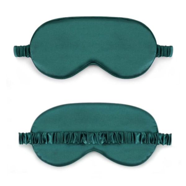 Soft Sleep Worm Eye Mask i Silk Fly Rejse - Grøn grøn