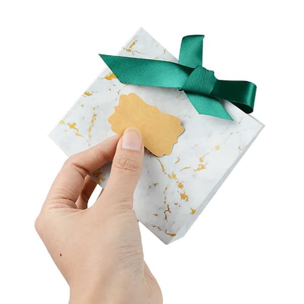 250st Kraft Paper Labels til dåser, gaver + blyant brun