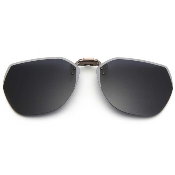 Metall Clip-on Solglasögon för Glasögon - Svart svart