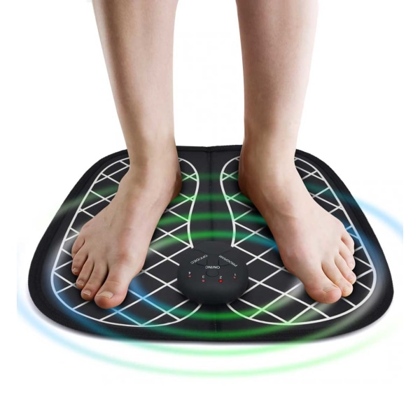 EMS Foot Massage Acupressure til Zone Therapy Akupunktur sort