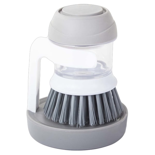 Diskborste med Diskmedelsdispenser och Ställ vit
