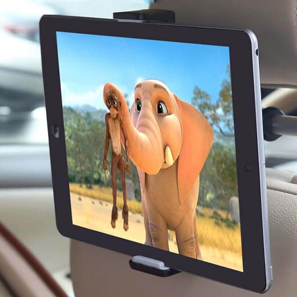 Bilholder til tablet | Surfbrætholder til nakkestøtten sort