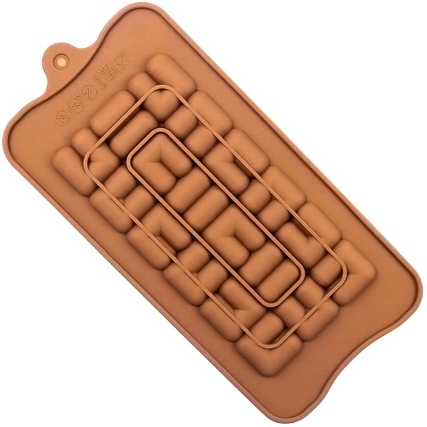 Silikonform for sjokoladekake – Form for sjokoladeplate 16 cm