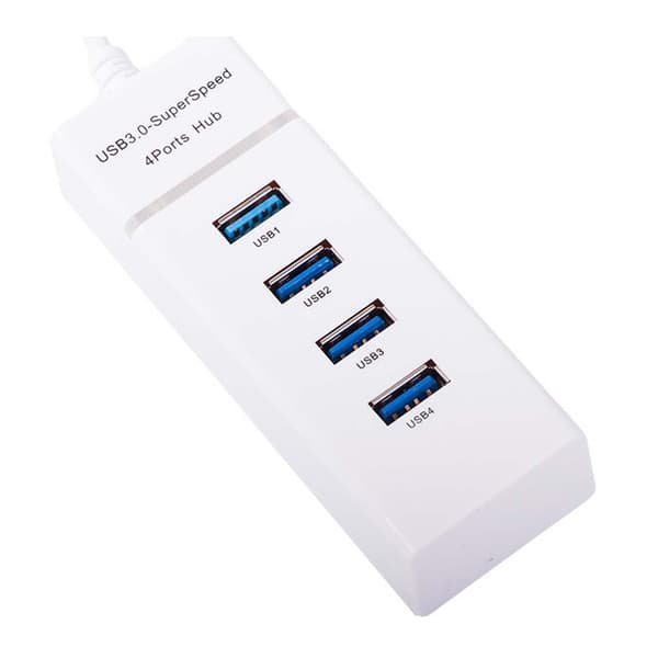 USB 3.0 Hub 4 Portar Splitter