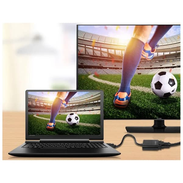 HDMI till VGA Adapter Svart Svart