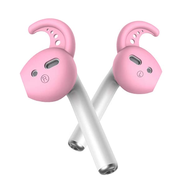 AIRPODS EARPADS EAR HOOKS SILICONE HOOKS EARHOOKS PINK pink