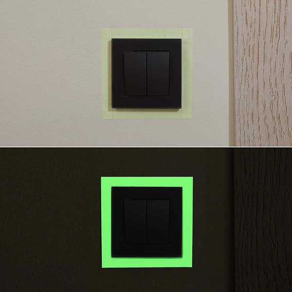 Selvlysende tape 3x300cm grøn