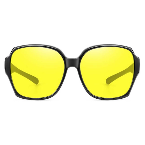 Polarized Suncovers Solbriller Over Briller Gul Night Vision sort