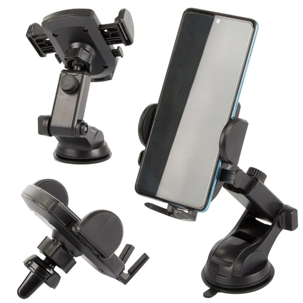 Sterk telefonholder for bil - frontrute og instrumentpanel