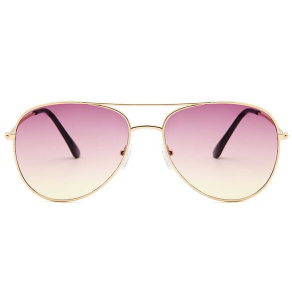 Solbriller Pilot Lady Gold Pink Tinted + Senile String gull