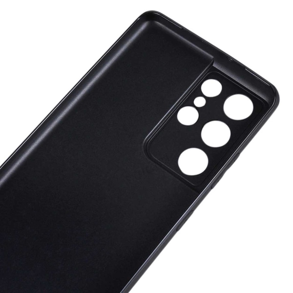 Tynn svart galakse S21 Ultra Shell Mobile Shell med linsedeksel svart