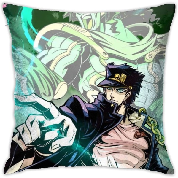 Jojo's Bizarre Adventure Örngott Soffa Mjuk hemdekorativ slängkudde Lyx andas cover Storlek 18 X 18 tum