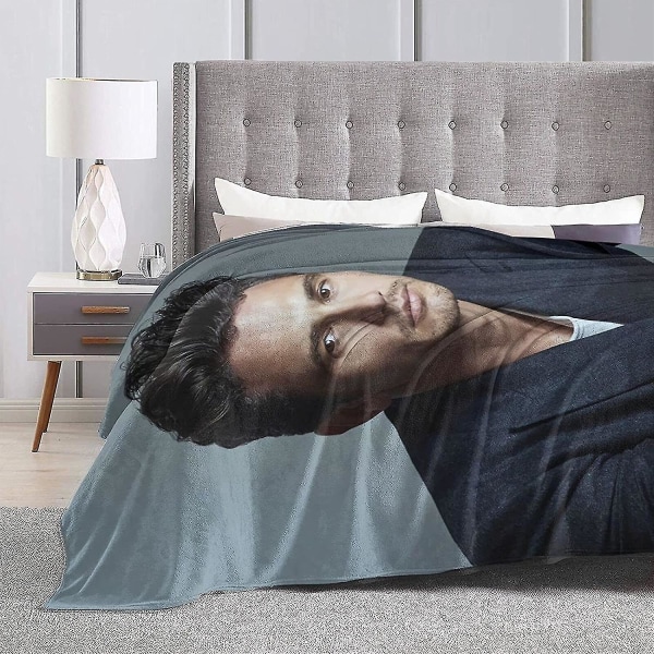 James Franco Tommy Viso Mjuk och bekväm varm fleecefilt för soffa,kontorssäng Bil Campsoffa Mysig Fluffig plysch Slängfiltar Strandfiltar-d1 60x50in 150x125cm