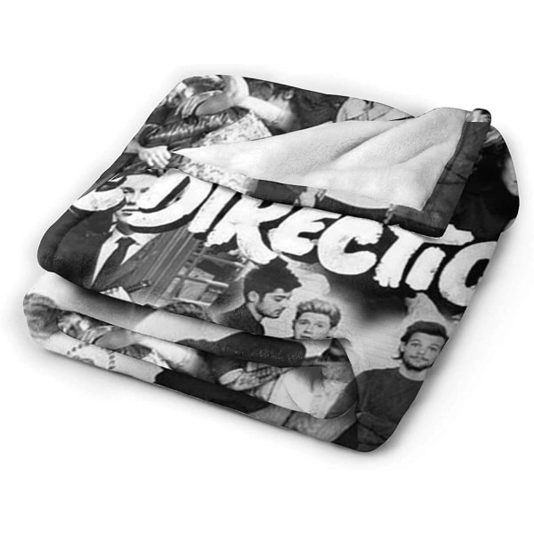 One Direction 3d Mjuk och varm slängfilt Printed Ultramjuk mikrofleecefilt Fyra premium flygplansmjuk mikrofleece resefilt-n36 80x60in 200x150cm