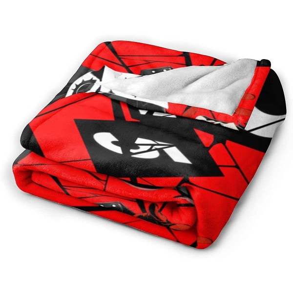 Persona 5 filt Lätt flanell fleece Vändbar fluffiga plädar Helårsfilt för säng/soffa/soffa-e48 60x50in 150x125cm