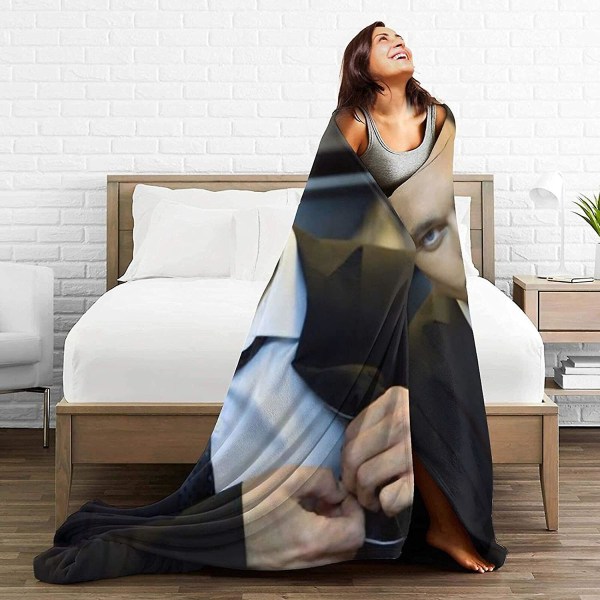 Jim Parsons filt Ultramjuk flanellfilt 3d- print Fluffig plyschfilt Sängdekor Sängfilt för vardagsrumsrum Sovrumsinredning (3 storlekar)-a 50x40in 125x100cm