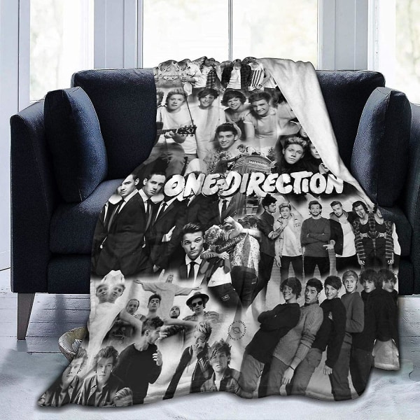 1d-one Direction Filt Micro Fleece Sängfiltar Super Soft Mysig hemsoffa Filt -u221 60x50in 150x125cm