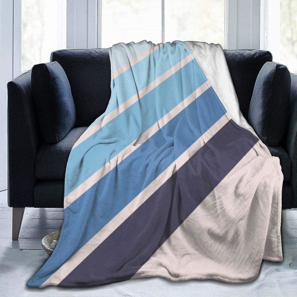 Blå färg Drift-kastfilt Mjuk flanell fleecefilt för soffa,säng,soffa,stol Kontor,resor,camping-r386 80x60in 200x150cm