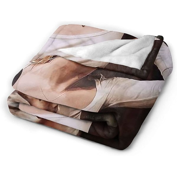 Lily Rose Depp filt Ultramjuk flanellfilt 3d- print Fluffig plyschfilt Sängdekoration Sängfilt för vardagsrumsrum Sovsalsinredning (3 storlekar 80x60in 200x150cm