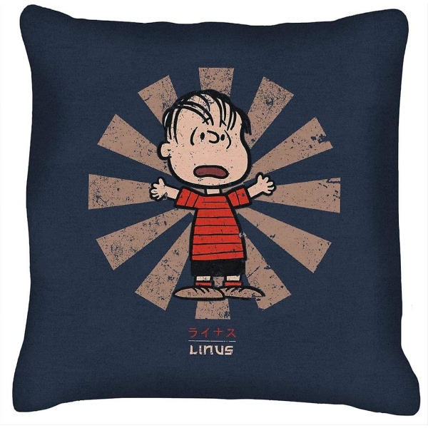 Linus Van Pelt Retro Japanese Peanuts Kudde 18"x18"