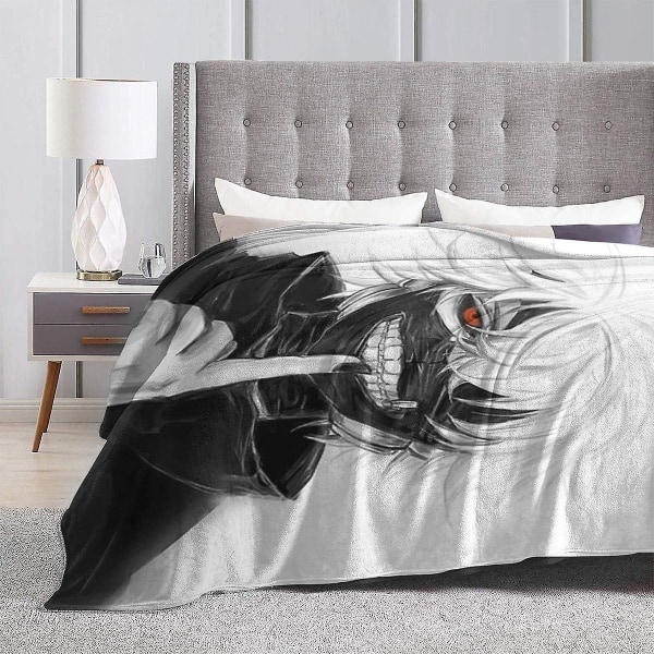 Tokyo Ghoul Kaneki Throws Blanket Soft Comfort Sängfilt Sofa Travel 50x40in 125x100cm