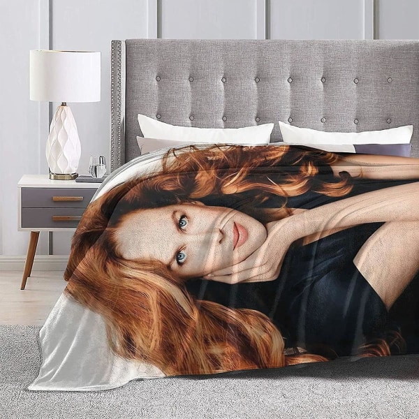 Nicole Kidman Mjuk och behaglig varm fleecefilt för soffa, säng,  kontorsknäskydd,säng Billägersoffa Mysig fluffig plysch filtar-c563 60x50in  150x125cm 3294 | 60x50in 150x125cm | Fyndiq