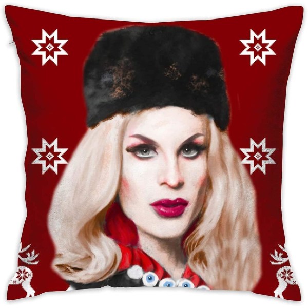 Unisex Katya Zamolodchikova Tvättbart musikband Vardagsrum Case Dekorationspresent 18"x18"