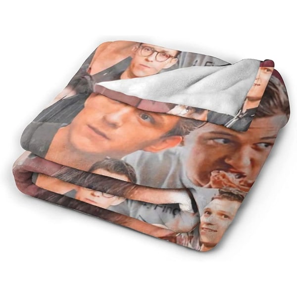 Tom Holland Fleecefilt Sängfilt Lätt Super Mjuk Mysig Lyx Sängfilt Microfiber -s569 80x60in 200x150cm