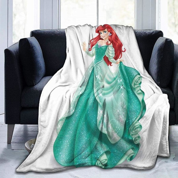 Princess Ariel Blanket Andas Mysig Sängfilt -w131 80x60in 200x150cm