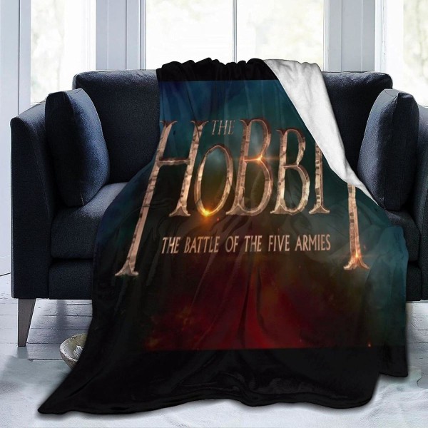 Vintage Hobbit Throw Päls Filt Varm Bekväm Mjuk Söt Filt, Lämplig för soffa, stol och säng Flera storlekar för vuxna barn Tonåringar Great Bedroo 50x40in 125x100cm