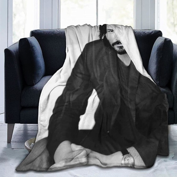 Keanu Reeves Filt Lammfilt 3d Print Plyschfilt Sängkläder Inredningsfilt För Vardagsrum Sovrum Dorm Decor -s283 80x60in 200x150cm