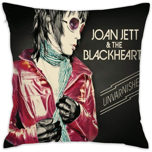 Joan Jett & The Blackhearts Komfort Heminredning Bomull Bomull Dekorativa kuddfodral 18"x18"