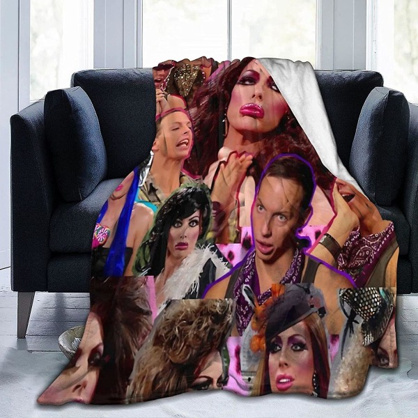 Alyssa Edwards Mjuk Och Bekväm Varm Fleecefilt För Soffa, Säng, Kontor Knäskydd,säng Bil Camp Soffa Mysig Fluffy Plysch Täcke-e258 80x60in 200x150cm