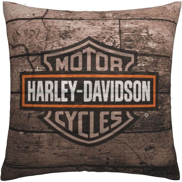Kuddfodral Harley Davidson Varmt och mjukt cover för dekorativa örngott i bäddsoffa utomhuskudde