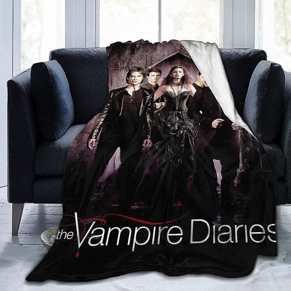The Vampire Diaries Ultramade In Uk Andningsbar slängfilt Fleeceflanellfilt Plyschfilt-l2 80x60in 200x150cm