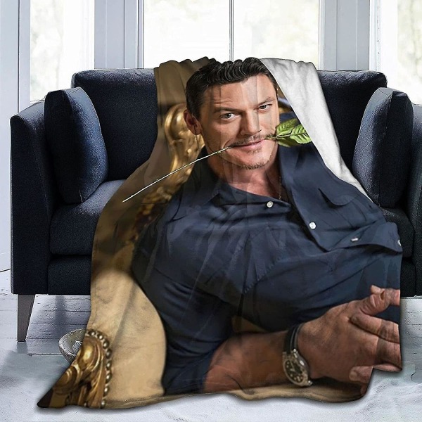 Luke Evans Coperta Filt Hem Sovsal Filt Lätt Varm Mysig Slängfilt-y69 50x40in 125x100cm