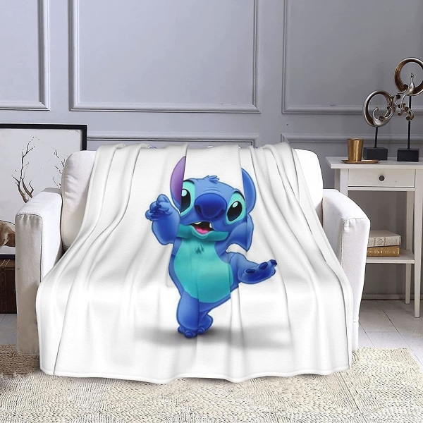 Lilo Stitch 3 filt Hemmahemsfilt för vuxna och barn Kasta Fluffig varm filt-y212 50x40in 125x100cm