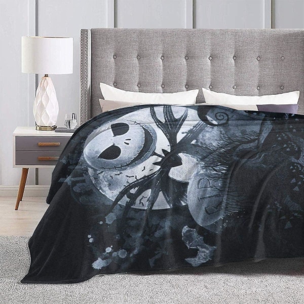 Nightmare Before Christmas Novelty Filt Fleece Täcke för barn -w450 50x40in 125x100cm