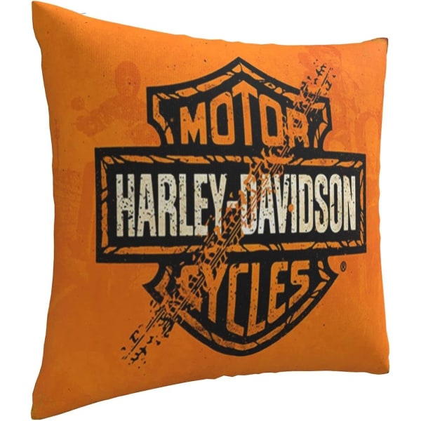 Kuddfodral Harley Davidson Varmt och mjukt cover för dekorativa örngott i bäddsoffa utomhuskudde