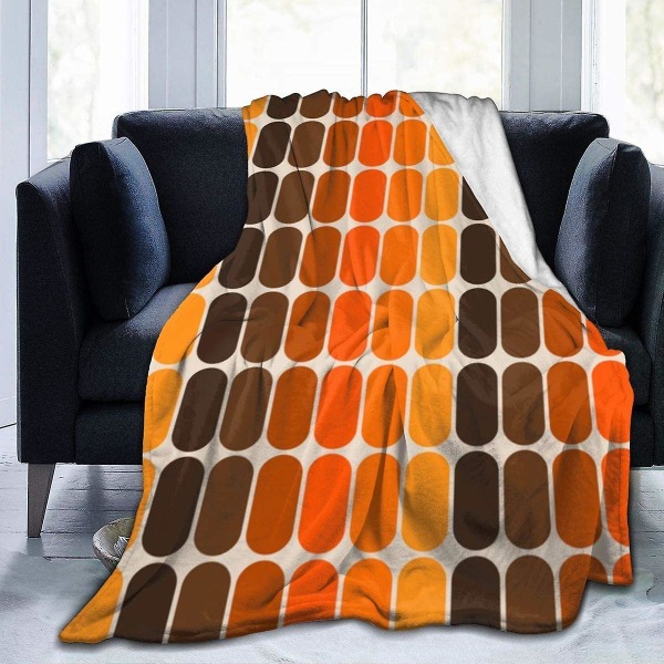 Guldkapseltäcke Mjuk flanell fleece varm filt för soffa, säng, soffa, stol, kontor, resa, camping-s19 60x50in 150x125cm