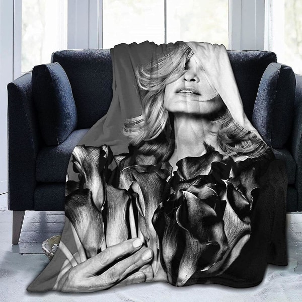 Jessica Lange Filt Ultramjuk flanellfilt 3d- print Fluffig plyschfilt Sängdekoration Sängfilt för vardagsrumsrum Sovrumsinredning (3 storlekar) 60x50in 150x125cm