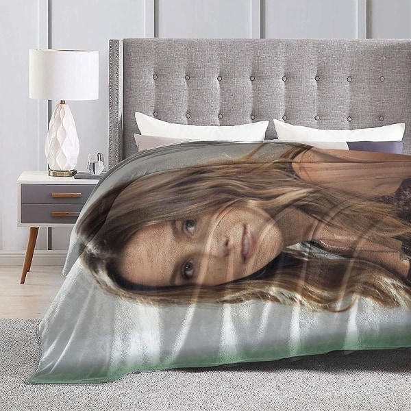 Sophia Bush As Brooke Davis Mjuk och behaglig varm fleecefilt till soffa,kontorssäng Bil Campsoffa Mysig Fluffig Plysch Sängfiltar Strandfilt 60x50in 150x125cm