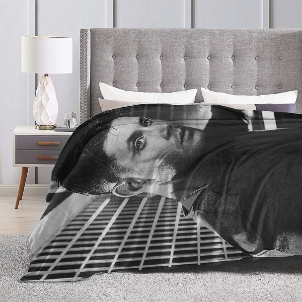 Jensen Ackles Filt Lamm Filt 3d Print Plysch Filt Sängkläder Dekor Filt För Vardagsrum Sovrum Sovsal Inredning -s119 60x50in 150x125cm