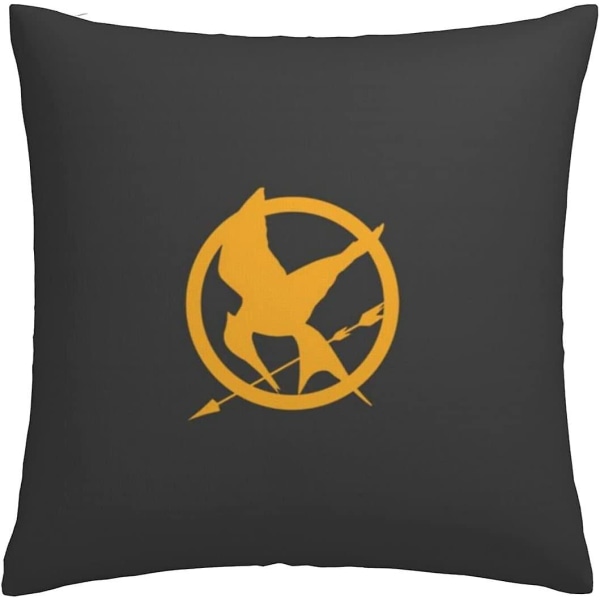 The Hunger Games Mjuka kuddfodral 45 X 45 Cm Fyrkantiga kuddfodral Bekväma dekorativa kuddfodral Lyxigt cover för soffa sovrum med