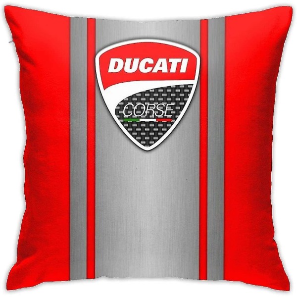 Ducati Corse Steel Skin Kudde Kuddfodral Cover för soffa sovrum 18 " x18"