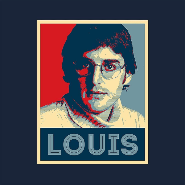 Louis Theroux Hope affischkudde 18"x18"